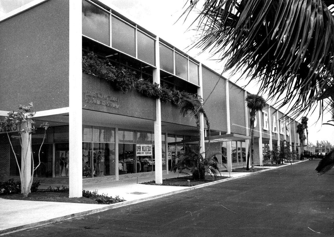 In 1960, Sears at Northside Shopping Center in Miami-Dade.