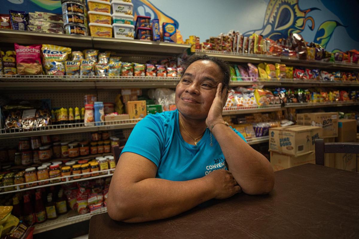 Owner of Manila Kantina Judith Blasco poses for a portrait in Miami, Florida on Monday, October 10, 2022.