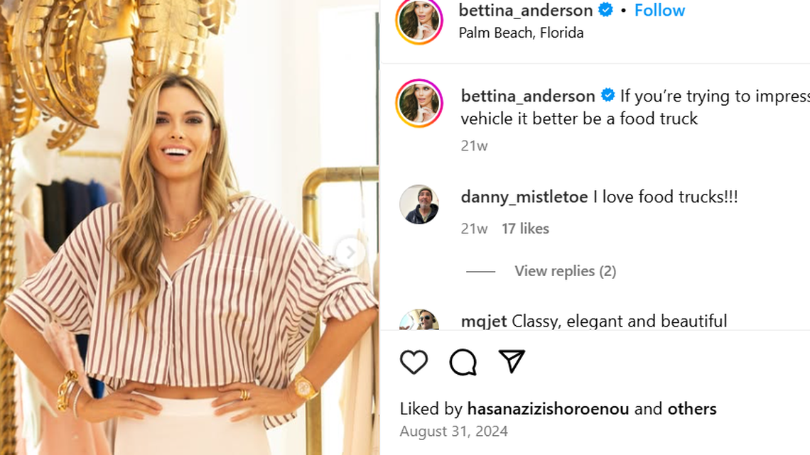 Bettina Anderson/Instagram screenshot