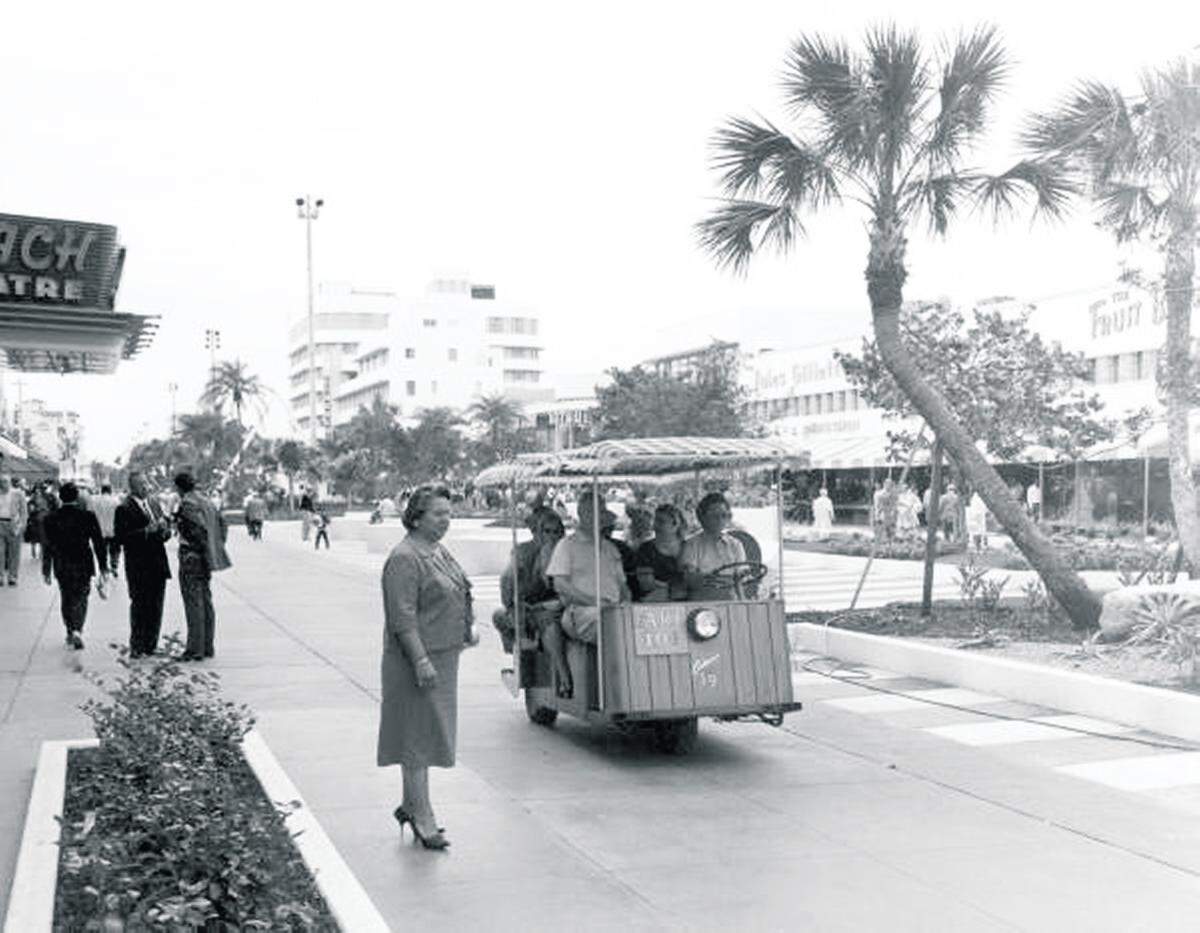 Trams ran along Lincoln Road in the 1960s, ’70s and into the ’80s.