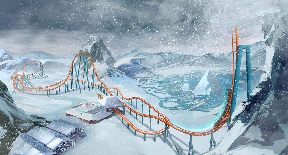 Ice Breaker, which will be SeaWorld’s first launch coaster, is scheduled to open in spring 2020.