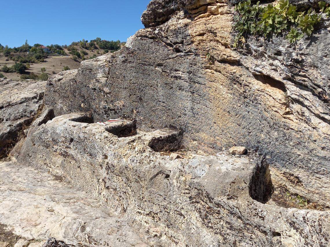 A similar stone altar was found at the second castle, also with basins to collect the blood of those sacrificed, Erdoğan said.