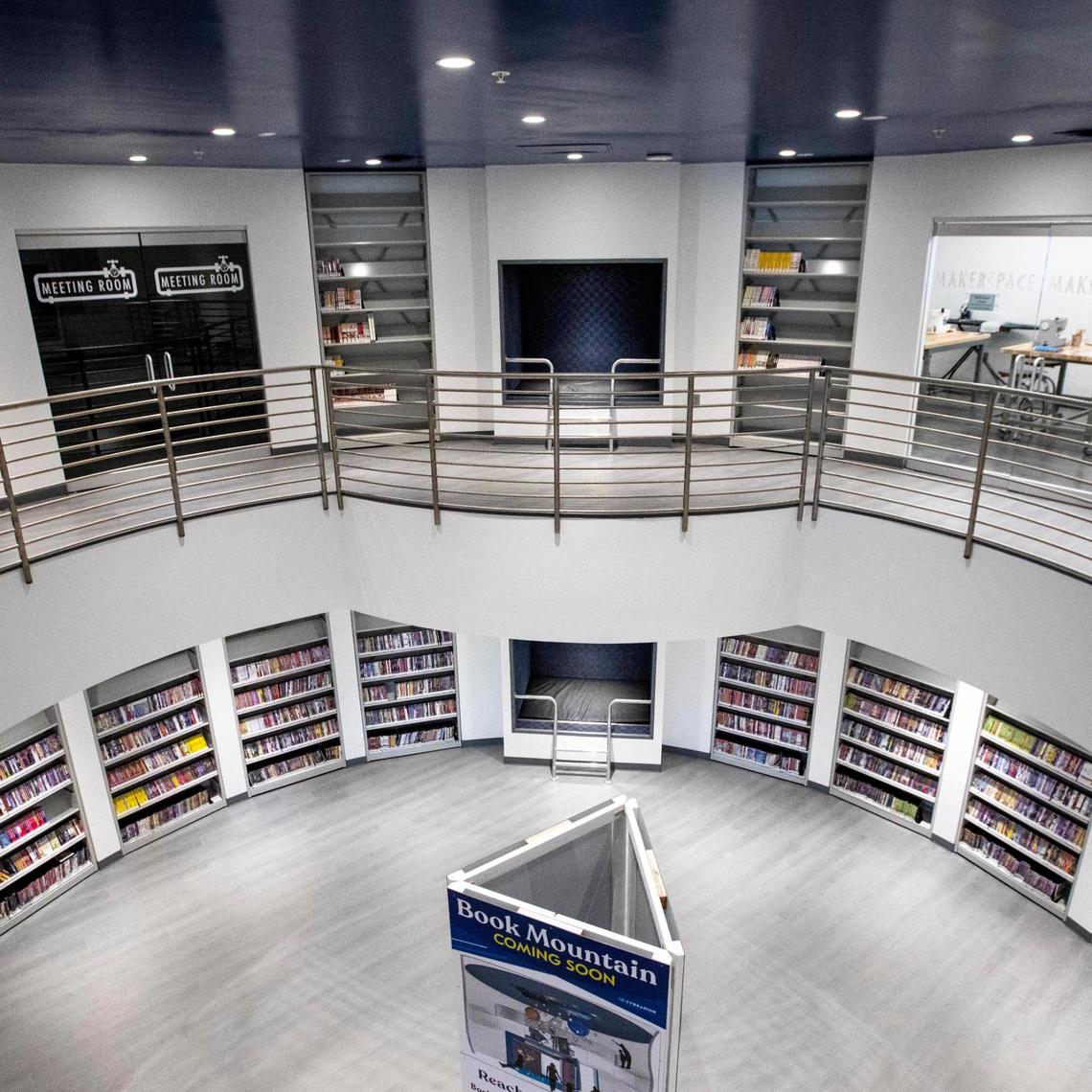 An inside view of the Cybrarium in Downtown Homestead, Florida, on Saturday, May 8, 2021. The Cybrarium, located at 80 West Mowry Drive in downtown Homestead, is a one-of-a-kind library that offers an exciting blend of cutting-edge technology, programs, workshops, as well as books, DVDs, videos games, and more.