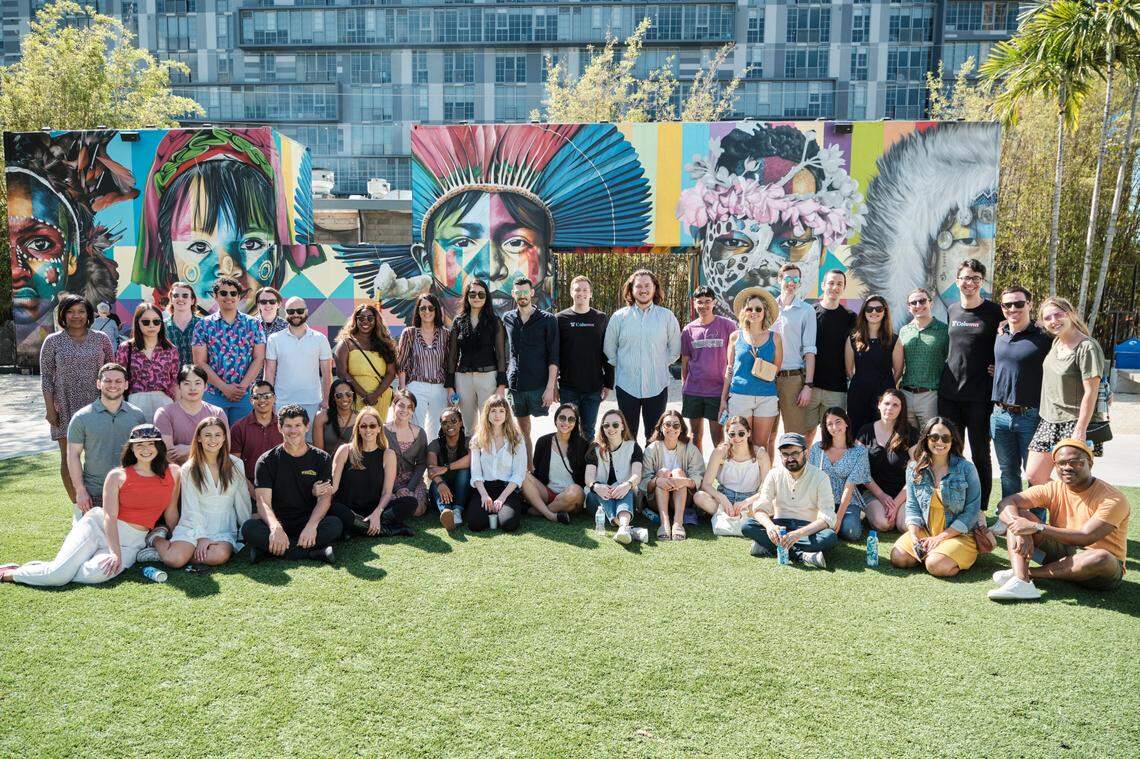 Column managers recently held a full employee team retreat in Wynwood.