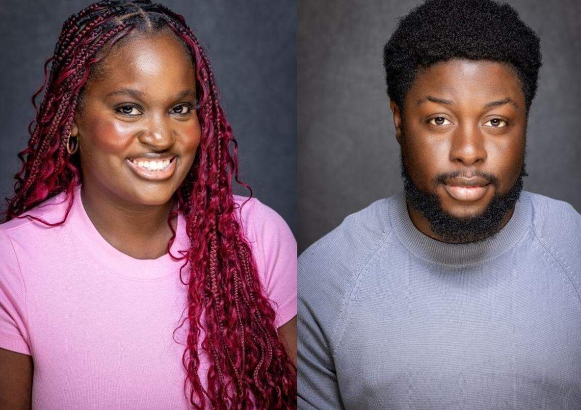 Dancer Antonia Scott, left, and actor John Hamilton, are in this year’s production of Brévo Theatre’s “Black Nativity.”
