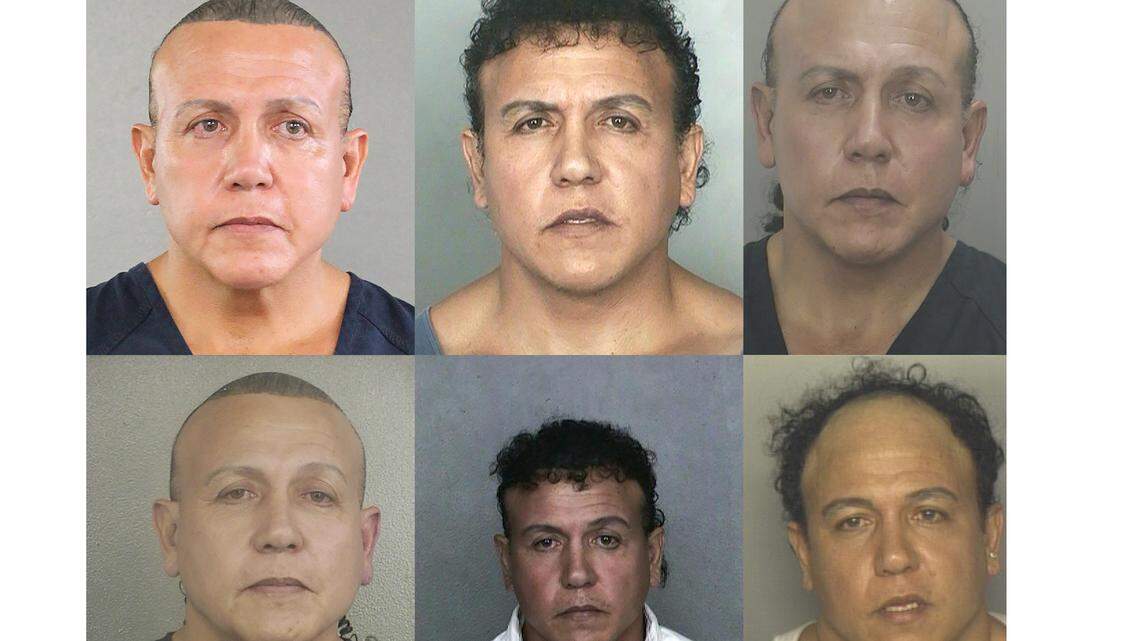 Cesar Sayoc is a man of many mugshots.