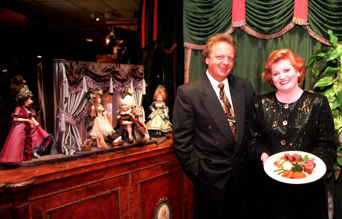 La Paloma owners Werner and Maria Staub and a lamb dish. .
