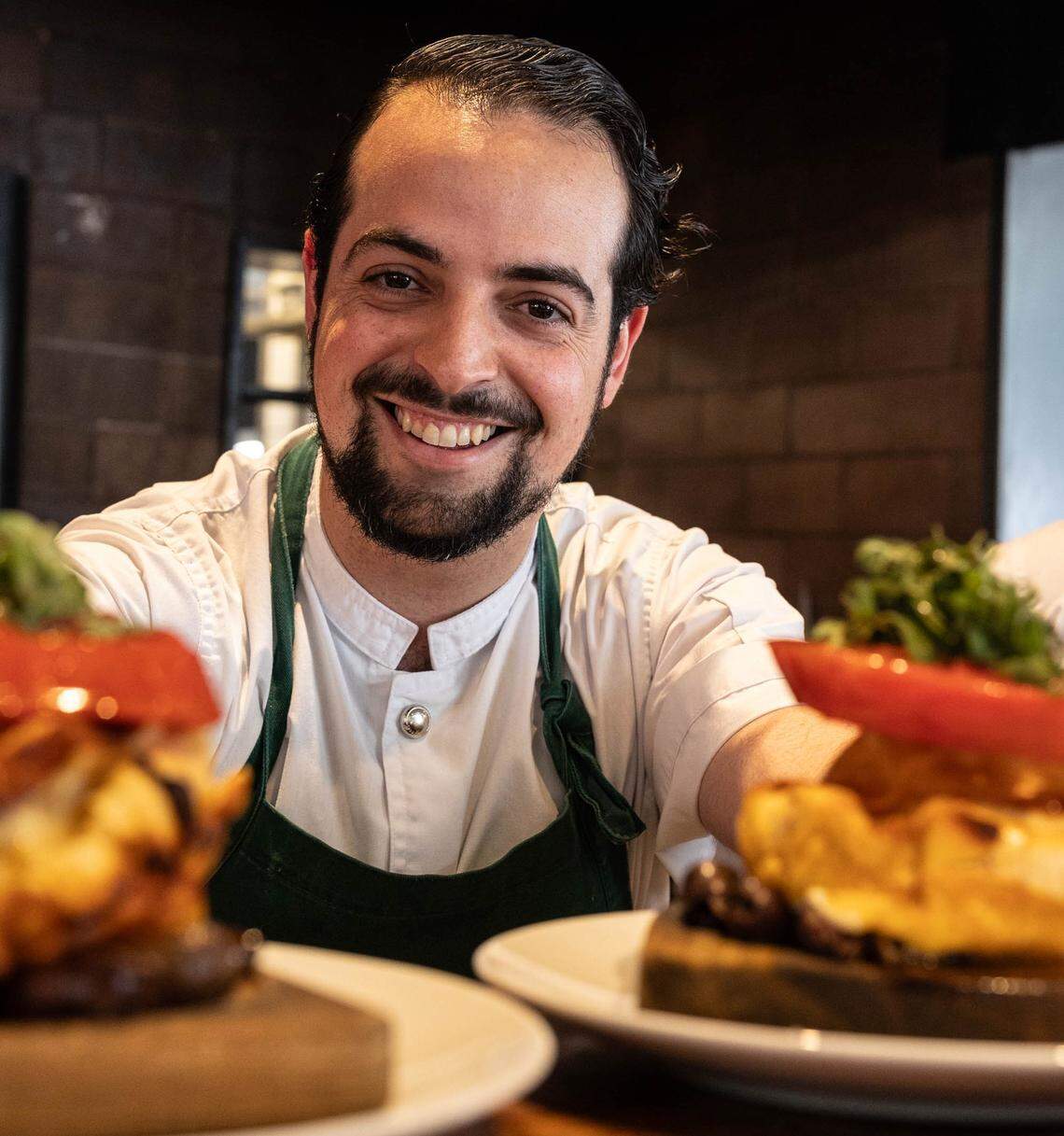 Chef Alejandro Castro at Hereford Grill in Miami.