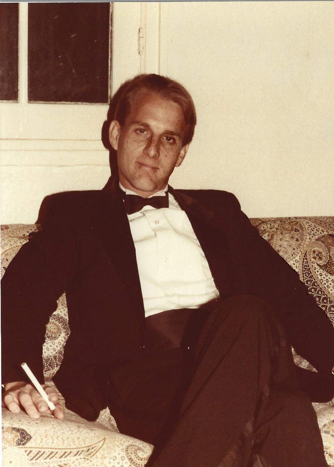 Writer Tom Austin when he was a society reporter for the Miami Herald in the early 1980s.