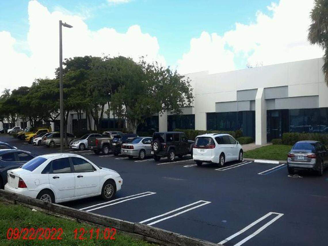 Several of Shawn Thompson’s companies use an address 3635 Park Central Blvd. North that’s in this Pompano Beach commercial complex.