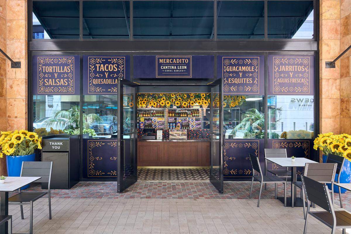 Mercadito Cantina Leon serves more casual and to-go fare.