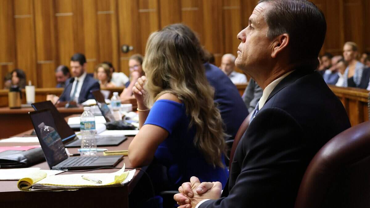 George Pino calmly sit as Dr. Diana Barratt, a Boca Raton neurologist, testifies for the defense during his trial on Wednesday, June 17, 2026, in Miami, Florida.

Pino is charged in connection to the crash that killed 17-year-old Lucy Fernandez.