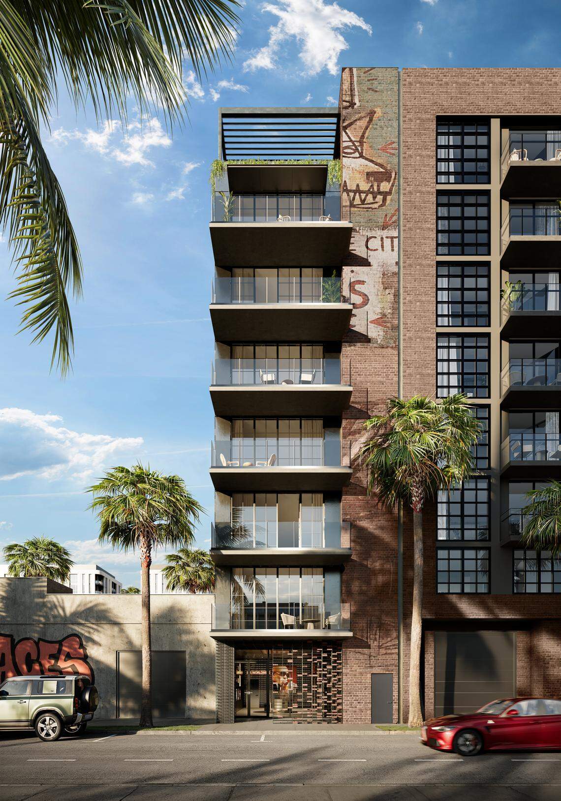 Pitbull wants to build a new headquarters for his music label Mr. 305 Records on the site of one of his childhood homes in Wynwood.