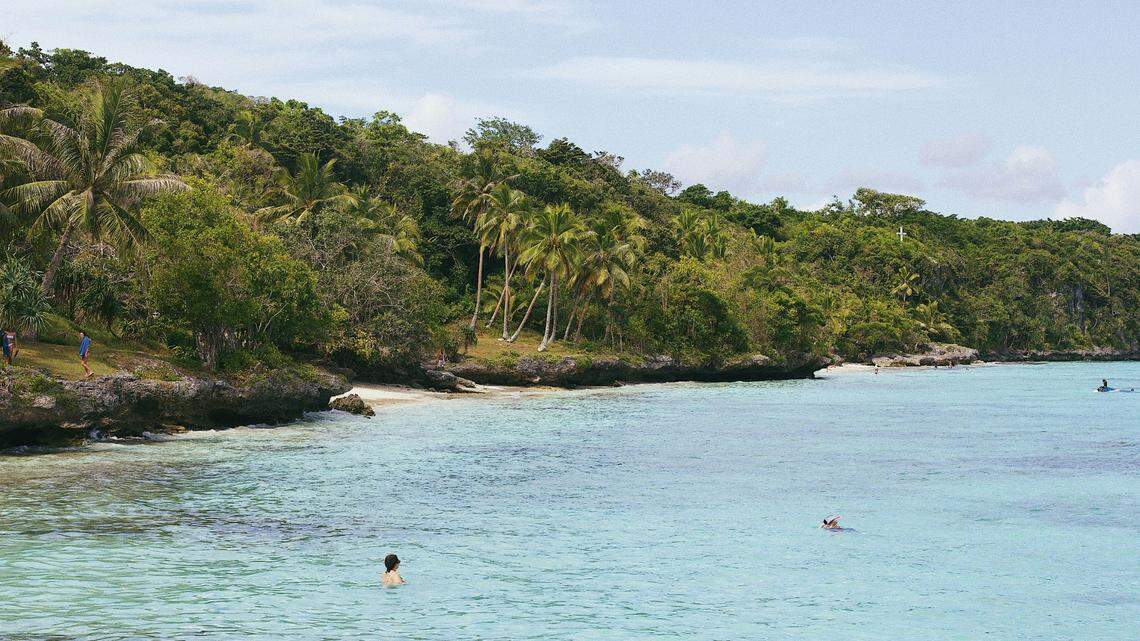 Off the coast of New Caledonia in the south Pacific, two new species of small fish were discovered.