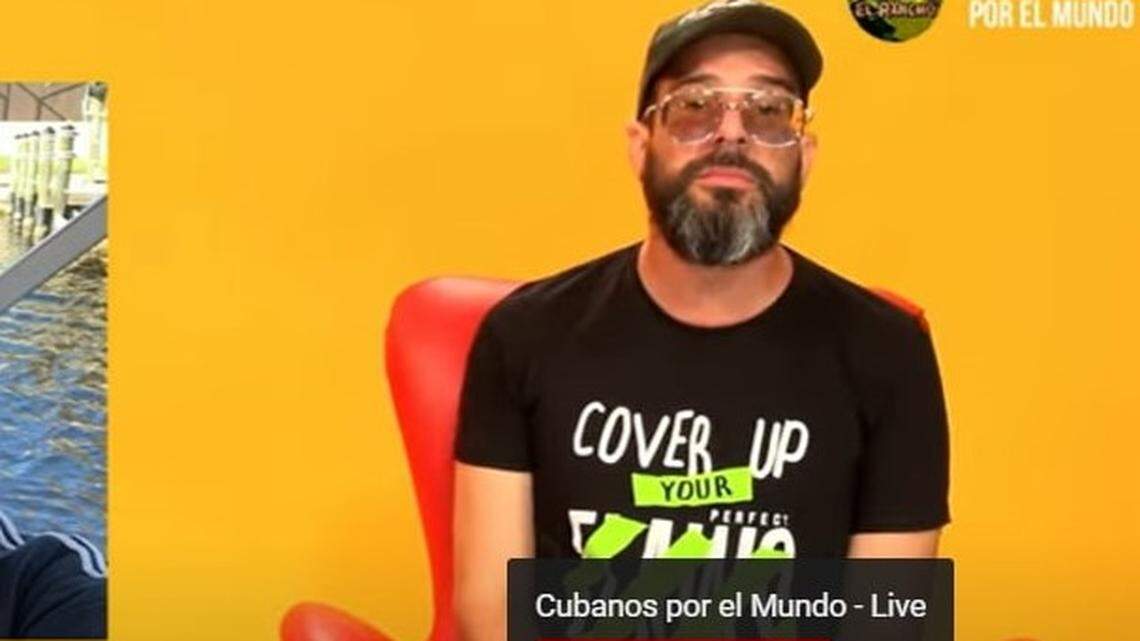 YouTube host Alexander Otaola, who gained national attention in 2020 for urging young Cuban-Americans in Miami to vote for Donald Trump’s reelection, on his June 21, 2022 show, when he said he plans to run for Miami-Dade County mayor in 2024. The incumbent mayor, Democrat Daniella Levine Cava, is running for reelection.