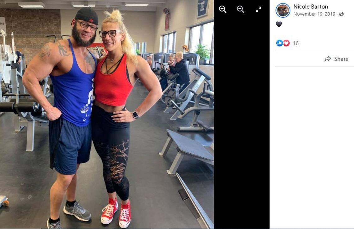 Zachary Barton and wife Nicole Barton in November 2019. This is the kind of social media post that investigators collected from July 2019 through June 2021 showing that Barton wasn’t the disabled combat veteran he claimed to be.