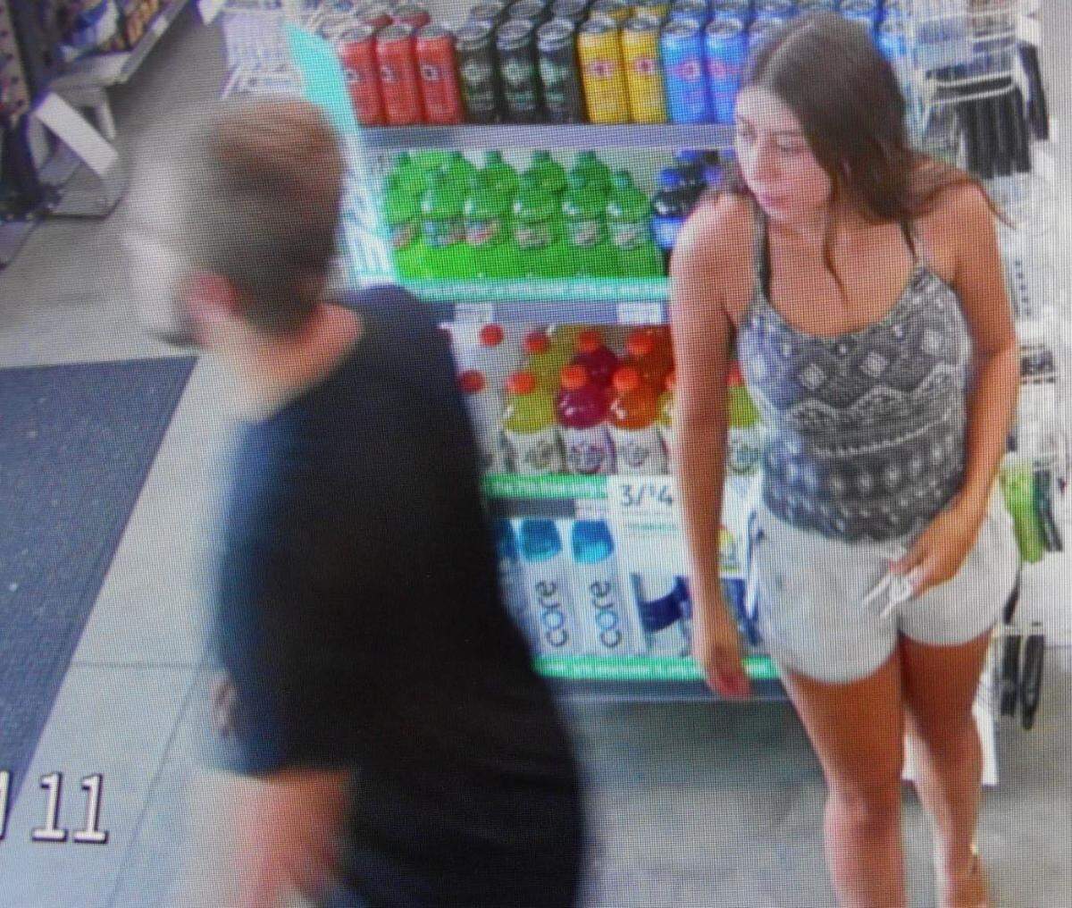 The female member of the group suspected of ripping off the Ormond Beach 7-Eleven on June 13