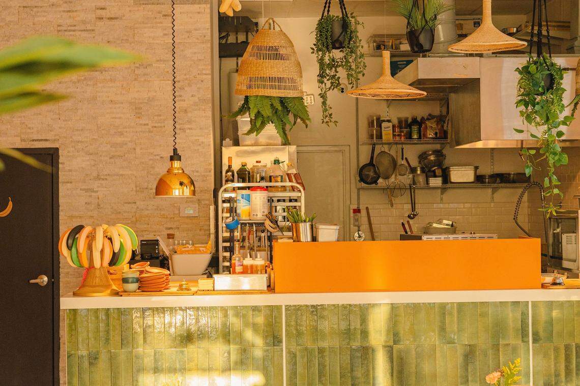 The counter at Cotoa in North Miami.