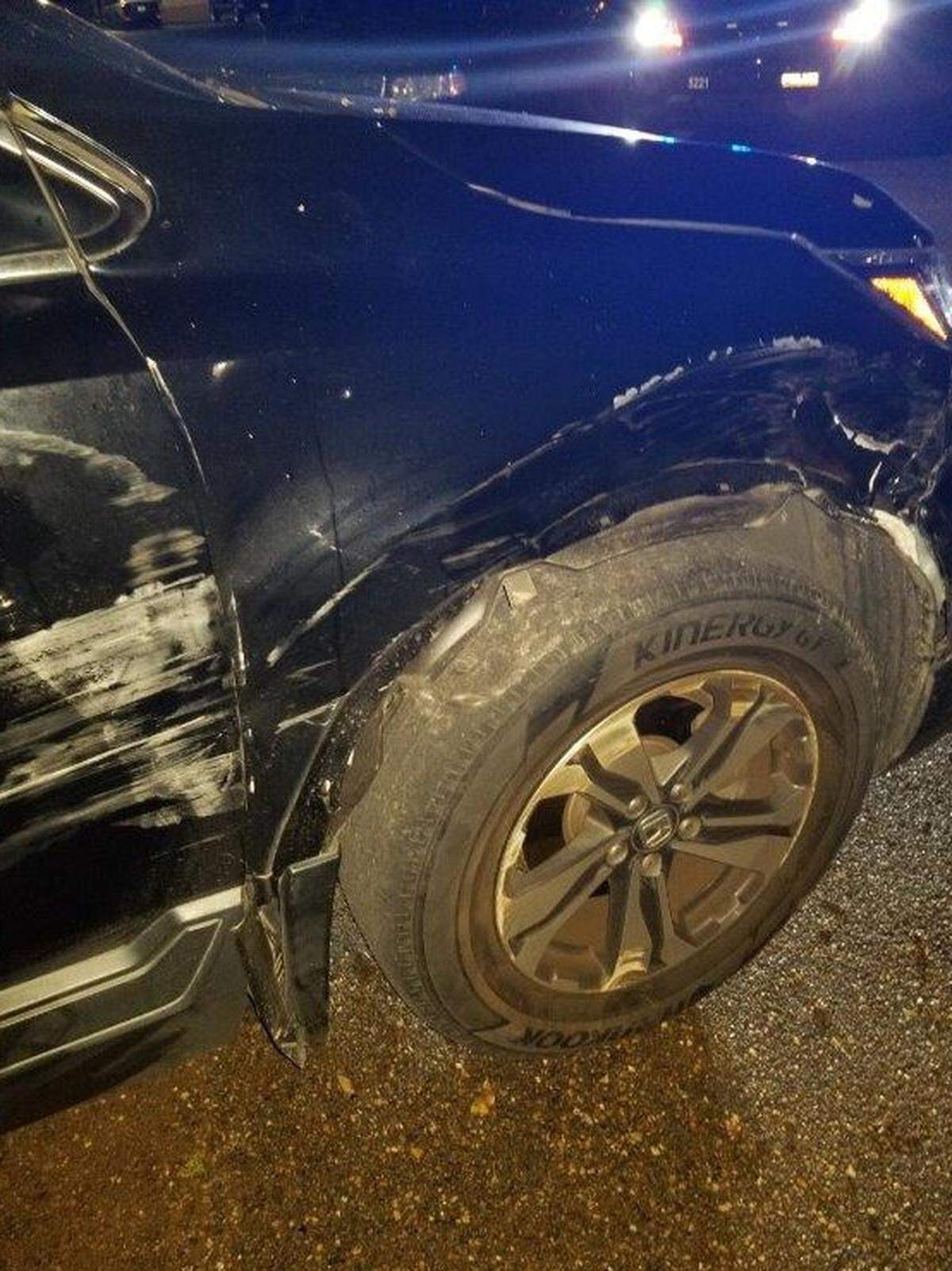Aniah Haley Blanchard’s black 2017 Honda CR-V was found damaged at an apartment complex in Montgomery, Alabama.