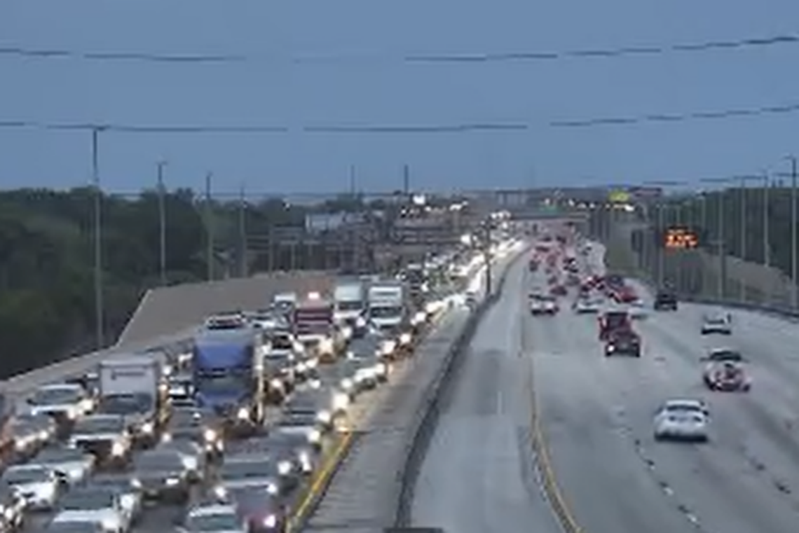 A fatal crash shut down the northbound lanes of Florida’s Turnpike near Coconut Creek on Thursday, March 28, 2024. Traffic was backed up to Commercial Boulevard.