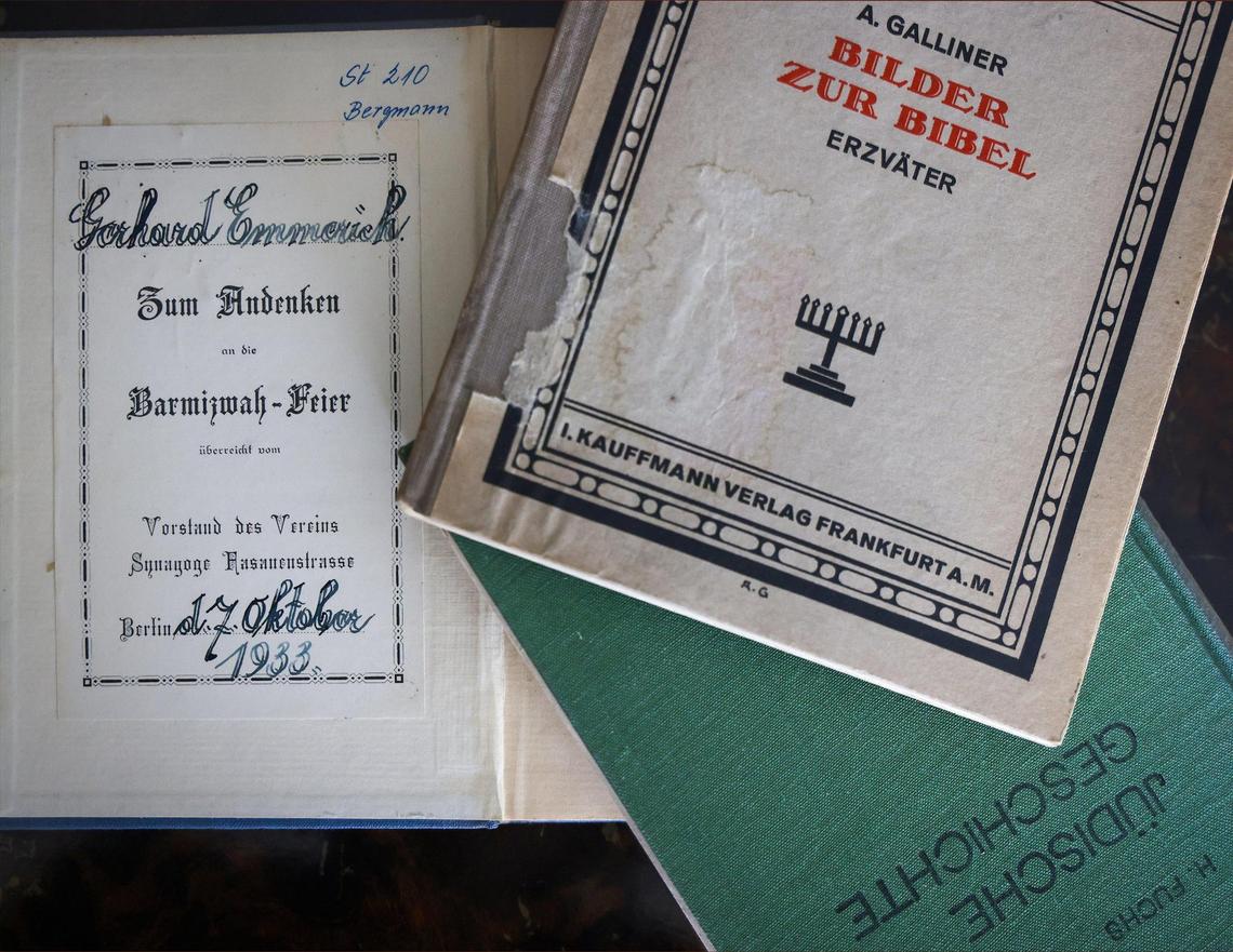 Books belonging to the family of Holocaust survivor Lucy Lowell that were taken from her family and hidden for years by Nazis. 103-year-old Lowell recently reflected on her experience surviving Auschwitz and going on to live a beautiful life.
