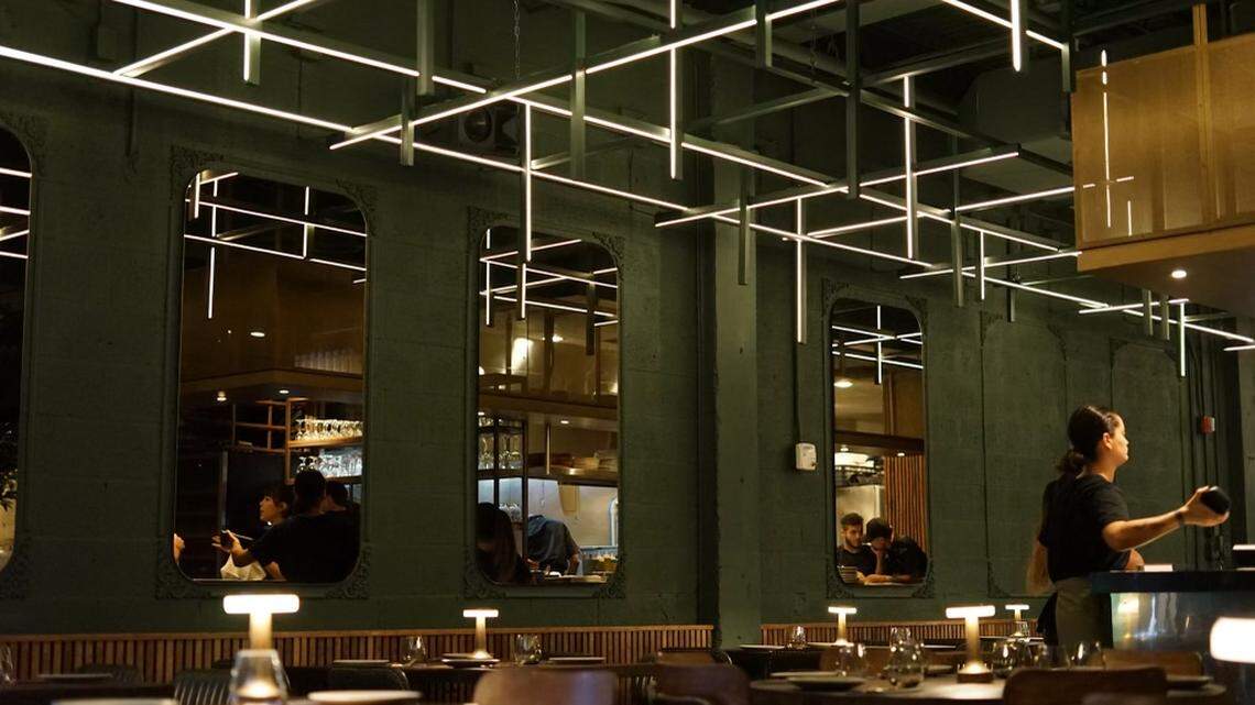 The dining room at the new Jatto, which replaces Alter in Wynwood