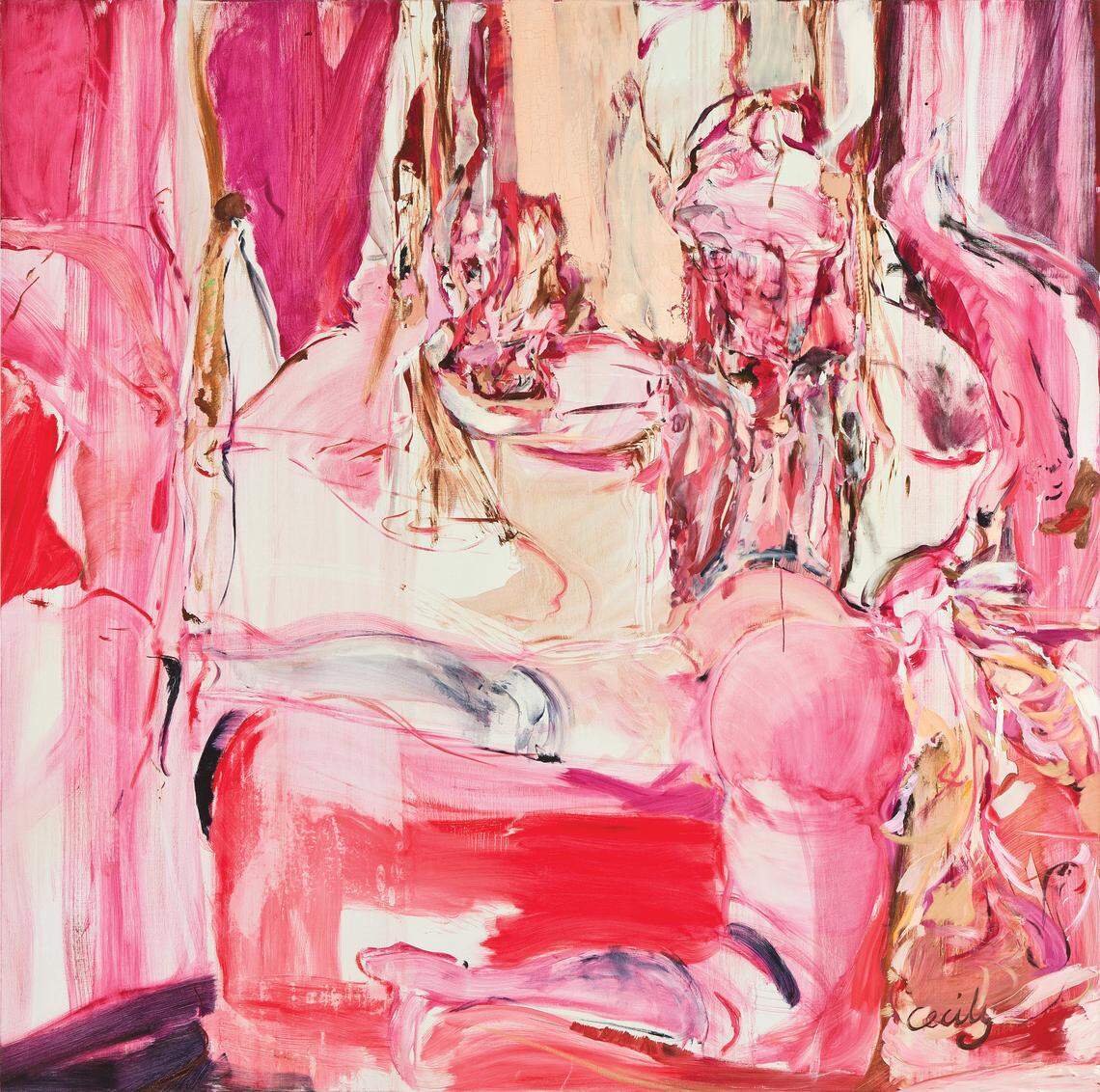 Cecily Brown’s “Service de Luxe” will be on the walls at the Rubell Museum.