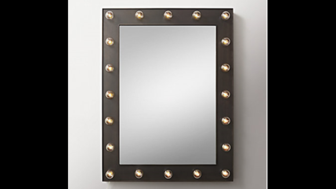 The recalled Dark Steel Dresser/Rectangular Mirror