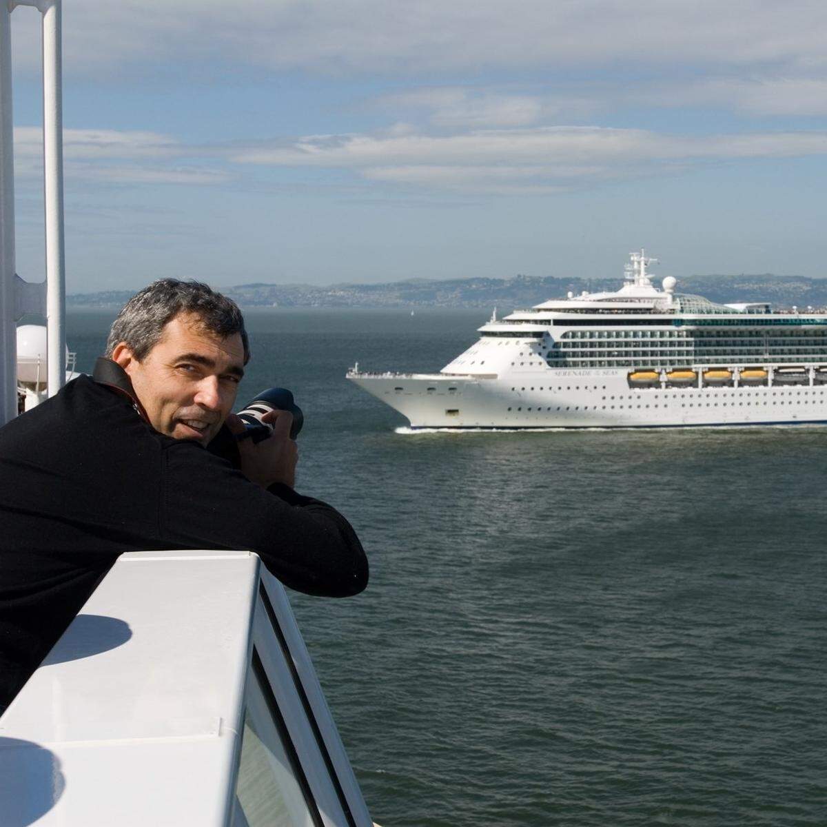 Miami-based cruise photographer Michel Verdure has been mostly out of work since the cruise industry shut down in March 2020.
