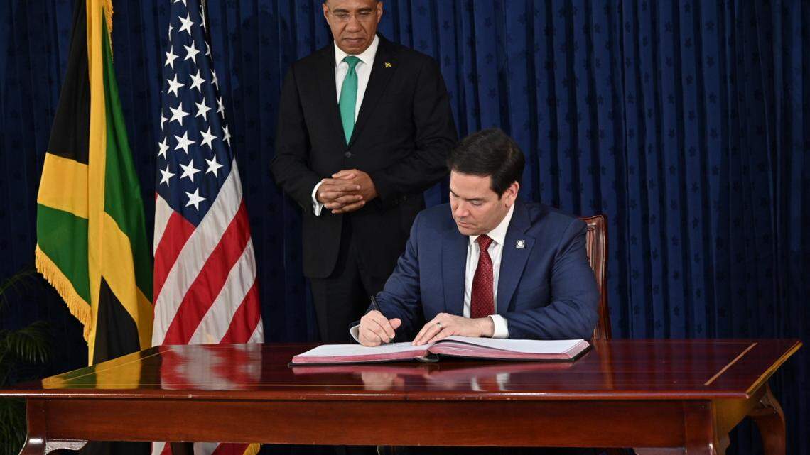 Rubio heads to Caribbean to discuss migration, security as Haiti signs governing pact