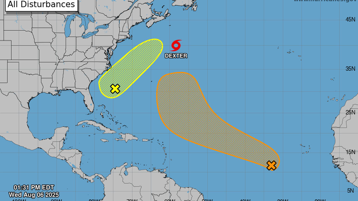 Chances rise for a tropical depression to develop in the Atlantic this week
