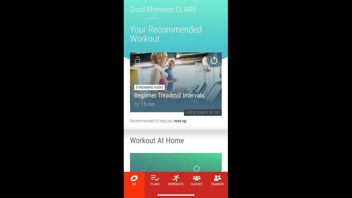24 Hour Fitness’ 24 Go mobile app offers custom workouts to members of the gym.