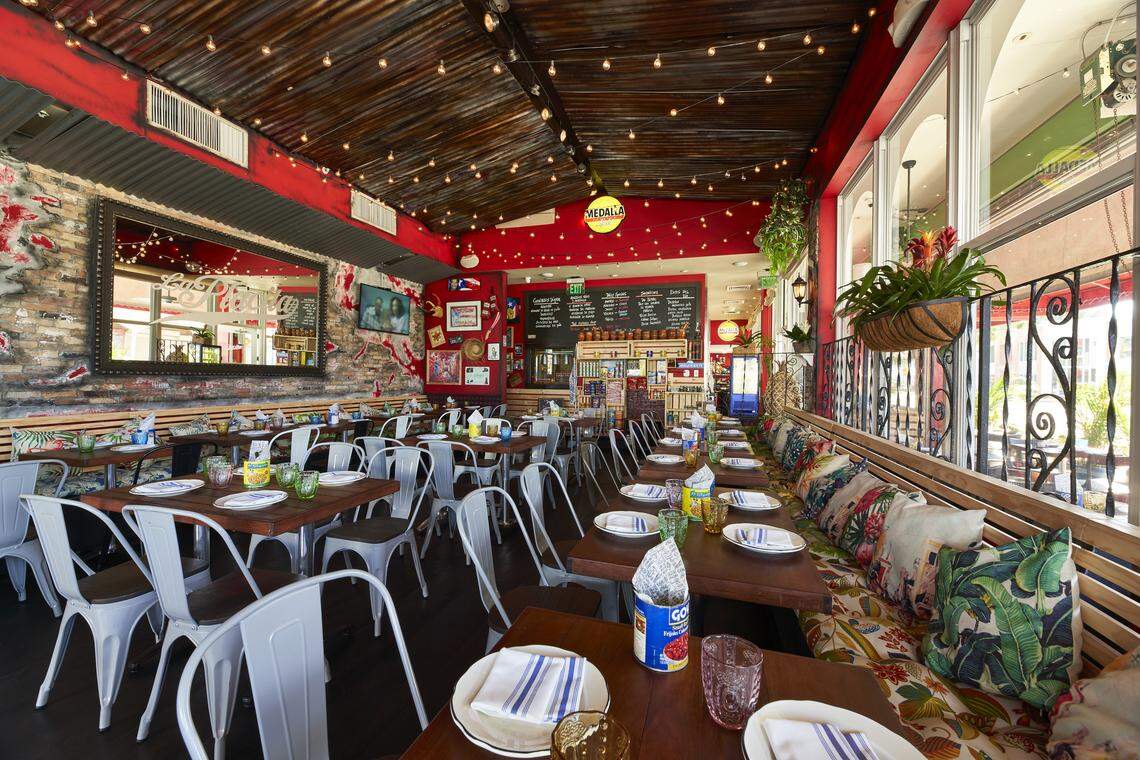 Sit inside if it gets too hot.