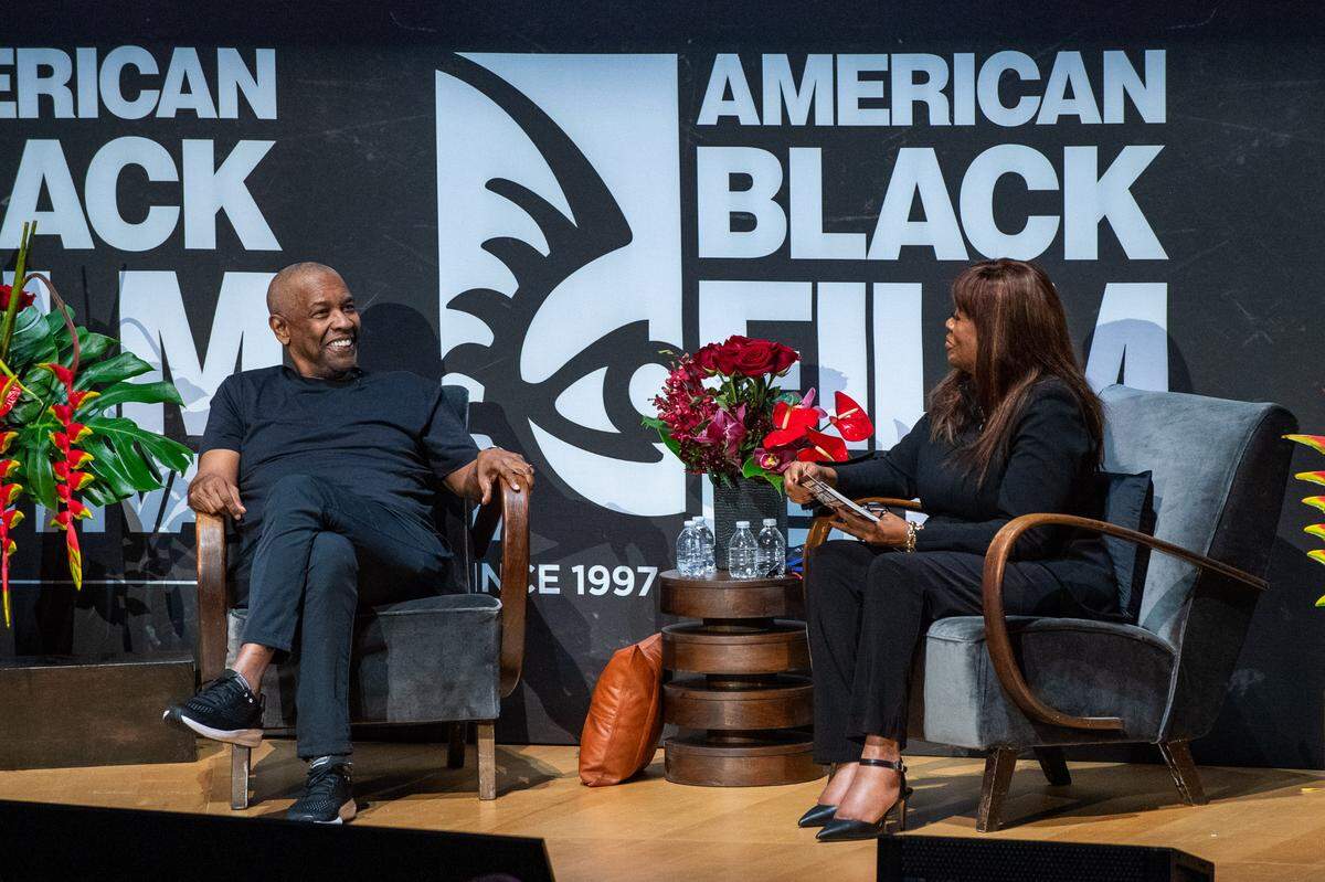 MIAMI BEACH, FL - JUNE 15: Retrospective: Denzel Washington during Day 4 of the American Black Film Festival on June 15, 2024 in Miami Beach, FL. (Photo by Aaron J. Thornton / ABFF)