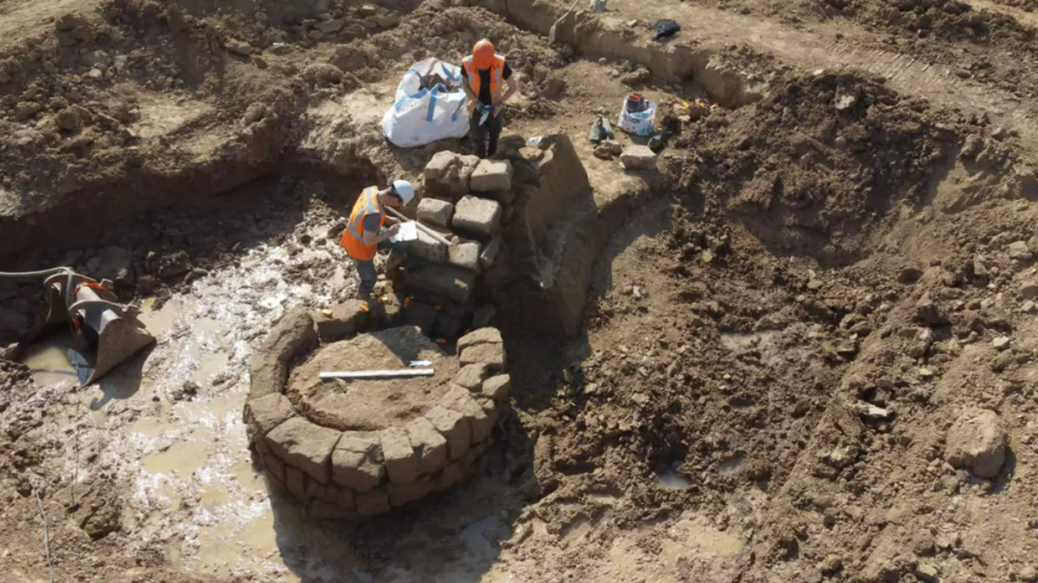 Archaeologists found ruins of an ancient complex, dozens of stone altars, tiles, statues, and many other items in Gelderland, photos show.