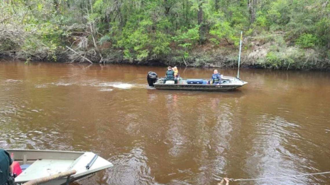 A “partially decomposing human body” was found stuck in a tree a long Florida’s Shoal River, according to the Okaloosa County Sheriff’s Office.