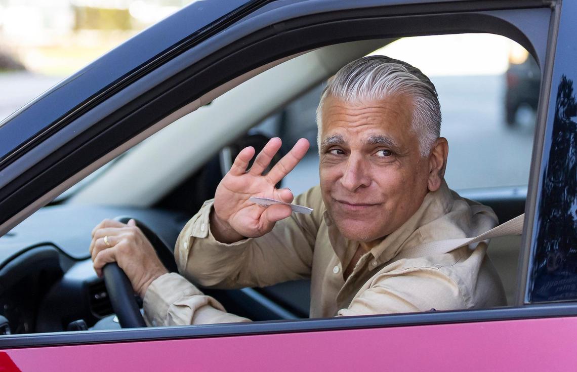 Former Miami Police Chief Jorge Colina leaves the Wilkie D. Ferguson Jr. U.S. Courthouse after testifying on Tuesday, April 18, 2023, in Miami, Fla.