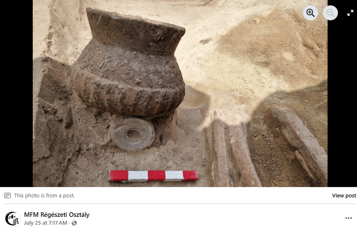 Grave goods from clothes to knives were found with the deceased.