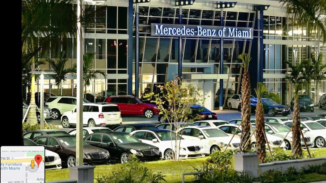 The Mercedes-Benz Miami dealership at 1200 NW 167th Street in Miami Gardens.