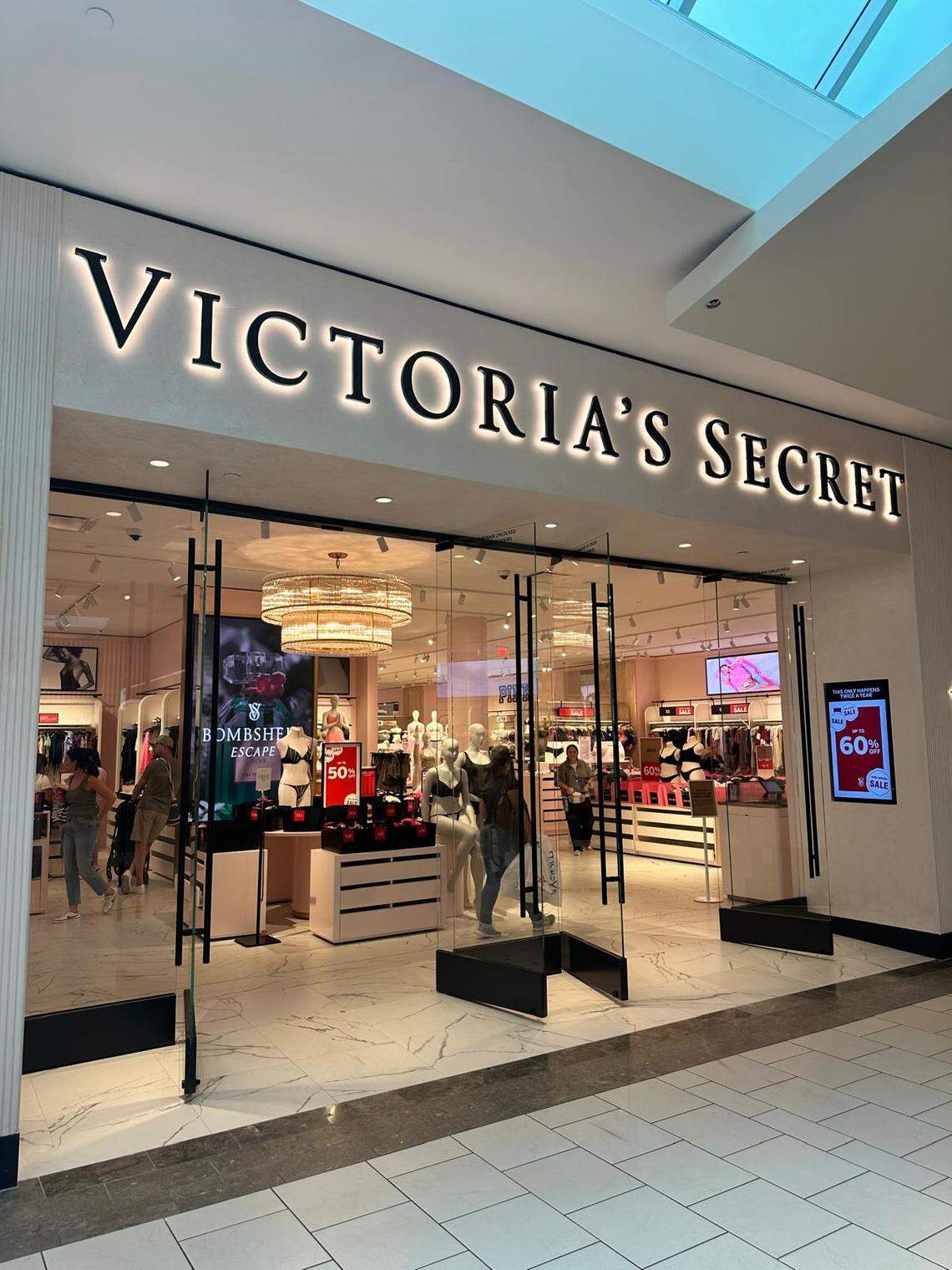 A remodeled Victoria Secret/PINK relocated inside Dadeland Mall in May 2024.