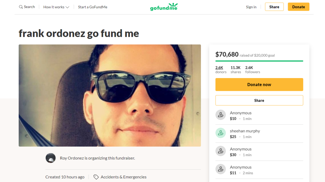 UPS community is mourning the loss of Frank Ordonez — and GoFundMe pages are popping up