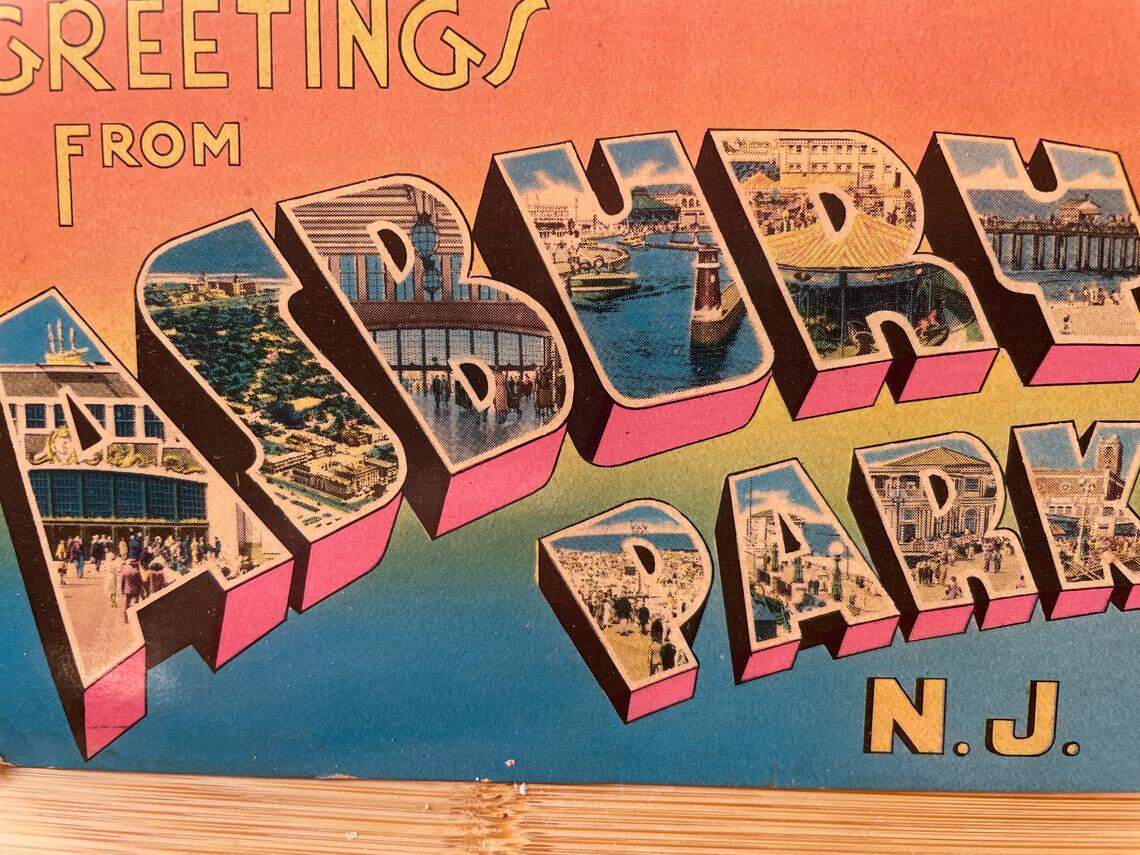 The front of a postcard Bruce Springsteen sent to Christine Dolen when she was a young rock music critic for her first major job in journalism at The Detroit Free Press in the early-1970s. She kept the postcard for the rest of her life.