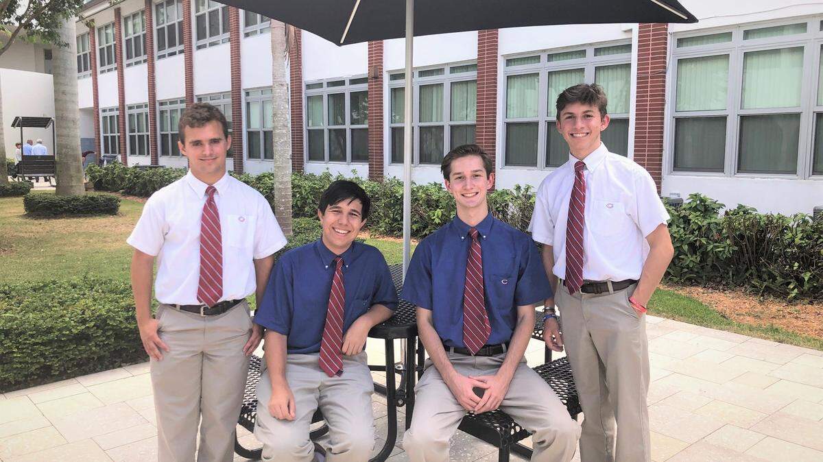 Michael Berry, Holt Boink, Jared Coleman and Albert Sanchez from Christopher Columbus High School were named semifinalists in the 2020 National Merit Scholarship Program for their performance on the National Merit Scholarship Qualifying Test.