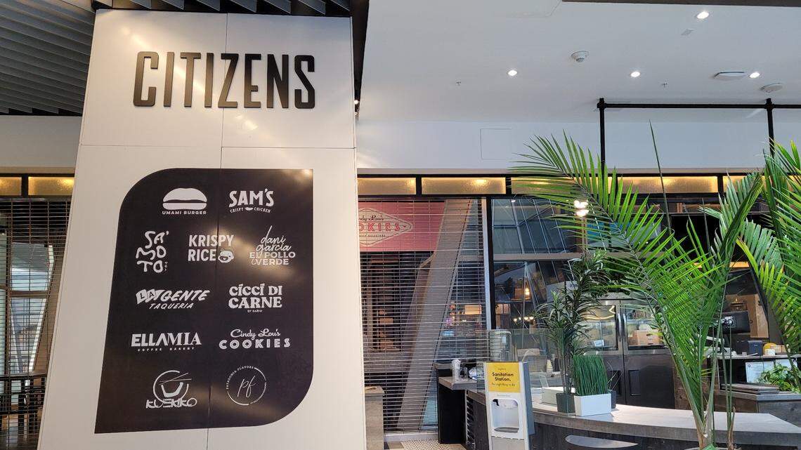 Citizens food hall at MiamiCentral station is closed for now.