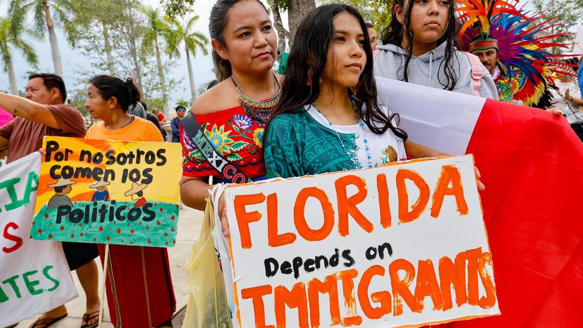 DeSantis ad called ‘homophobic’ + Migrant protests mount + Sports betting deal is back
