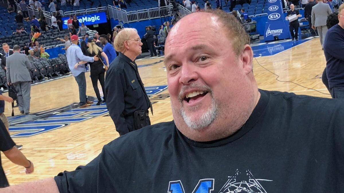 Orlando Magic season ticket older Jim Robinson heckles opposing players when they shoot free throws. He did it to Portland star Damian Lillard last week, and Lillard responded with 41 points in a 128-114 Trail Blazers victory.