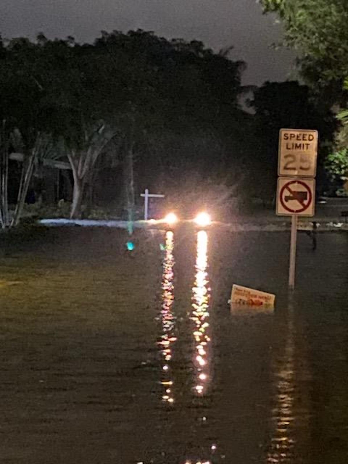 The waters got deep in some parts of Wilton Manors