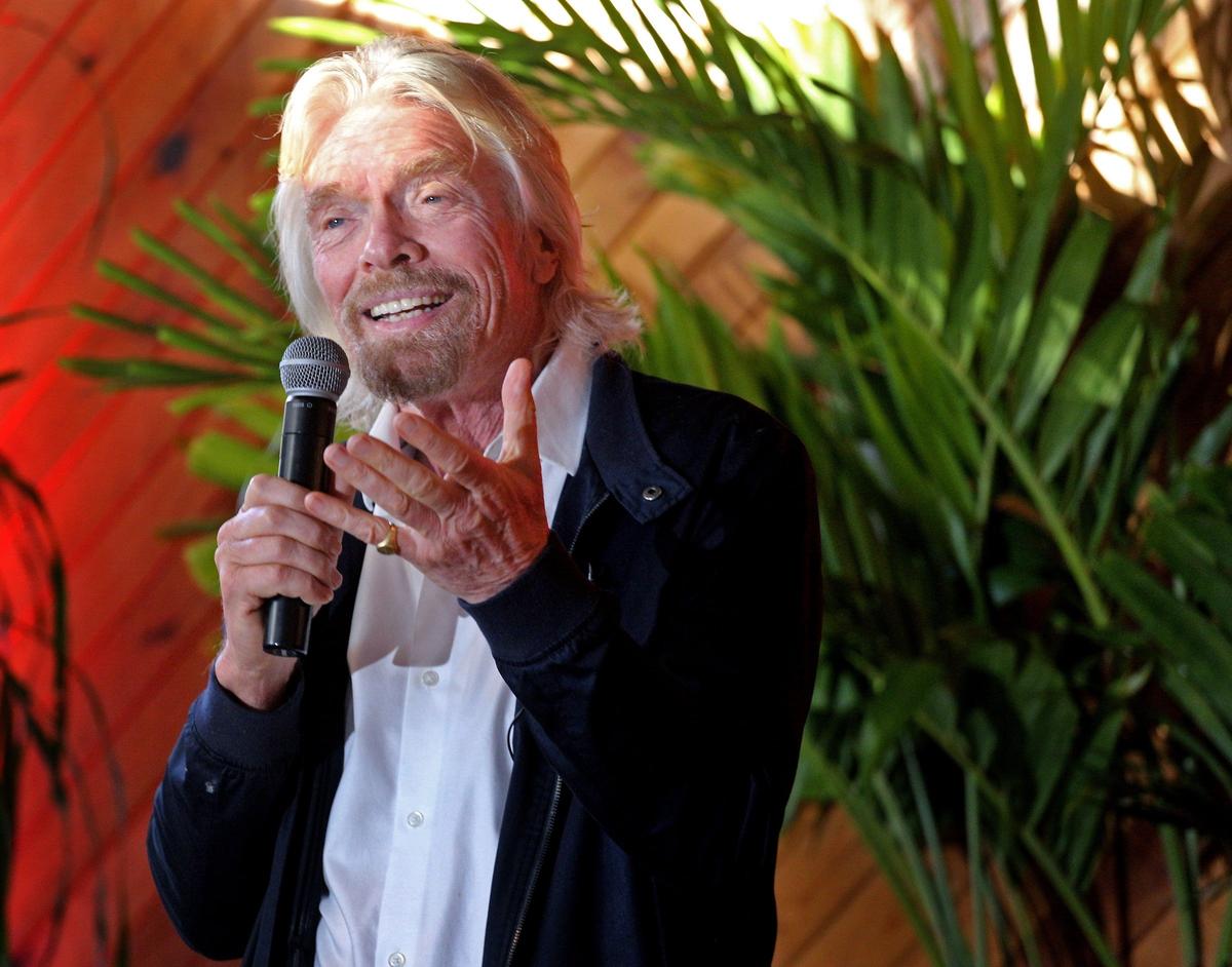 Sir Richard Charles Nicholas Branson, magnate británico y fundaro del Virgin Group, habla en Miami sobre el lanzamiento de Virgin Voyages y su nueva terminal en el Puerto de Miami, el 28 de noviembre del 2018 en el Hotel Standard de Miami Beach.