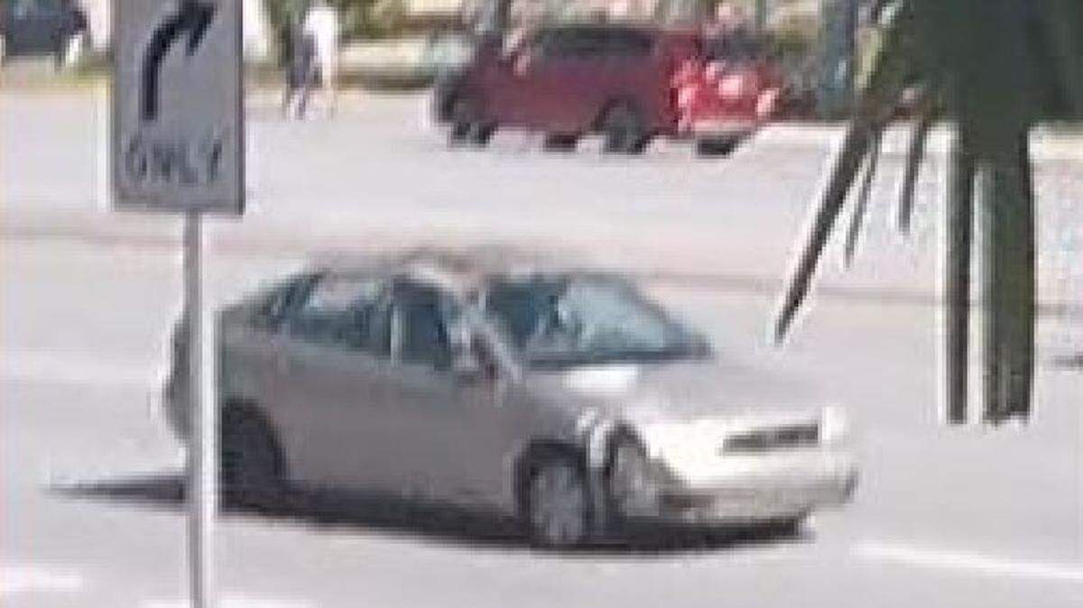 The Ford Focus -- with front end damage -- that Aventura police say was involved in a Jan. 14 hit-and-run