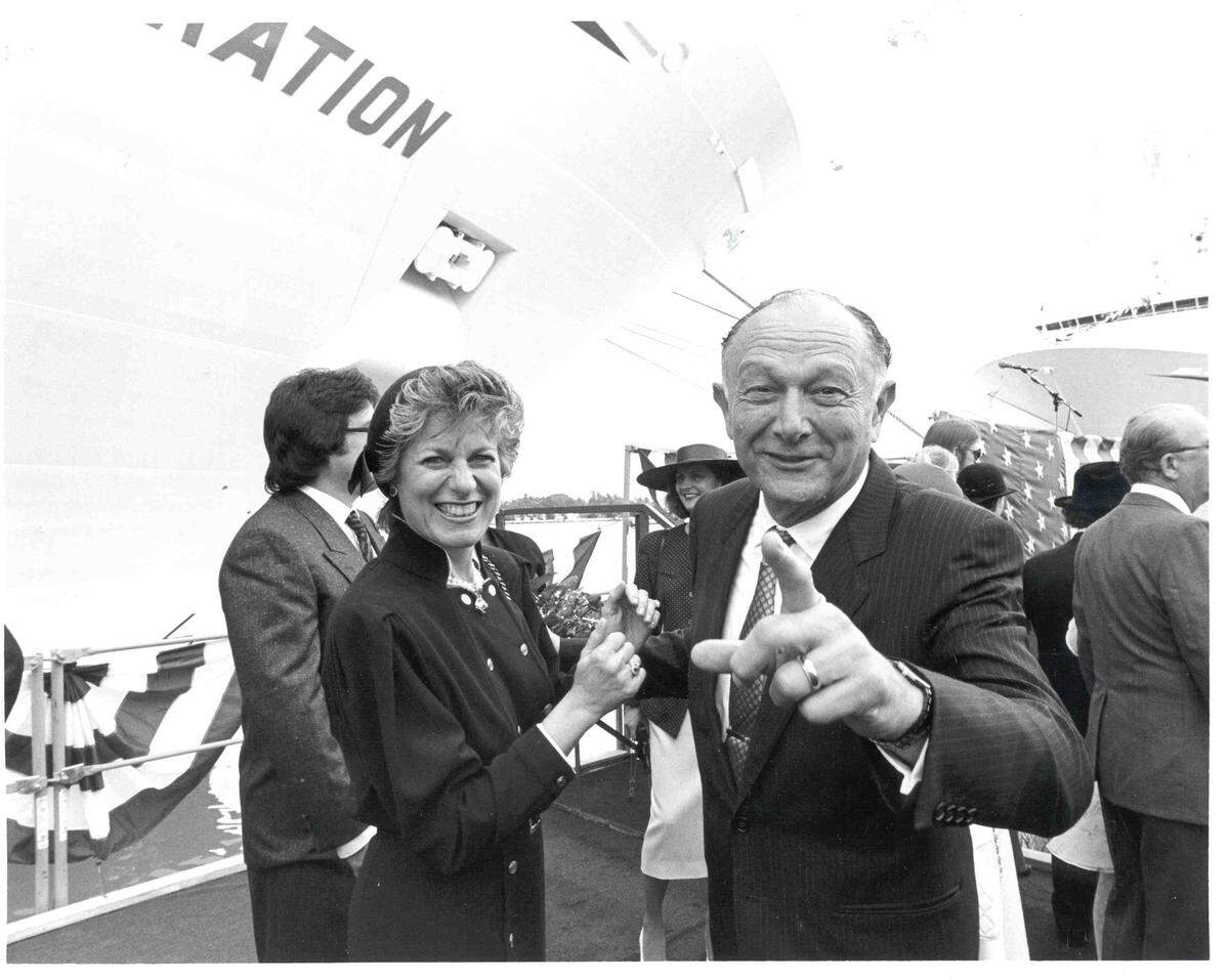 El fundador de Carnival, Ted Arison.